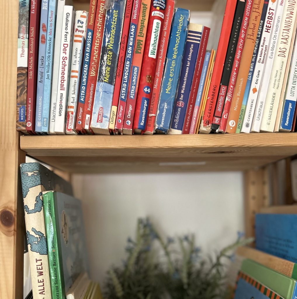 Nusskasper Bücherregal