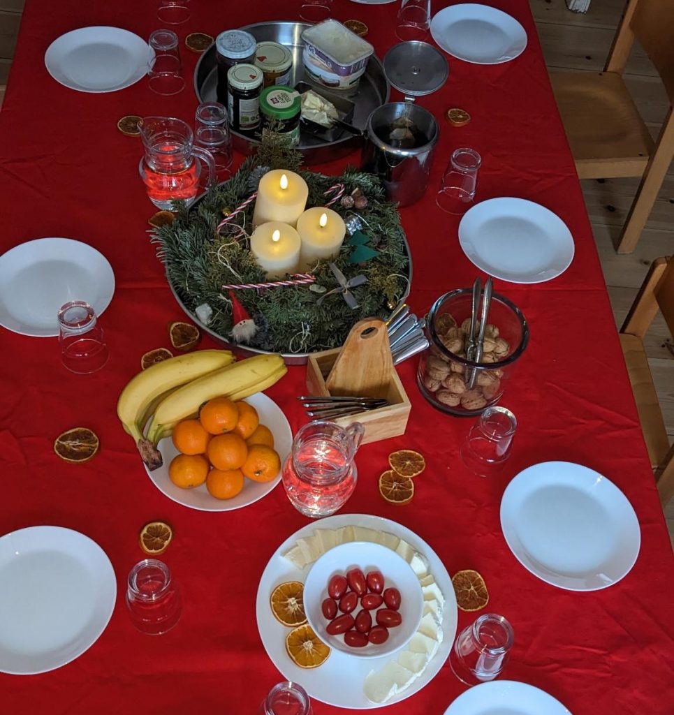 Frühstück am Nikolaustag